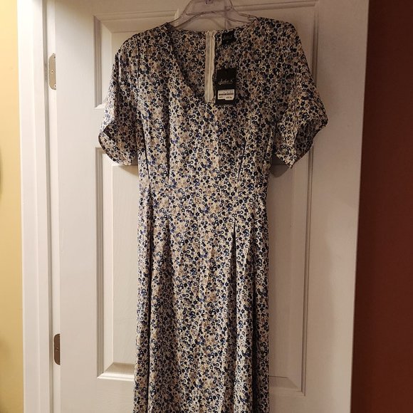 BRAND NEW LADIES DRESS-JACKIE K-TIE BACK-PLEATED #1639 - Picture 15 of 15